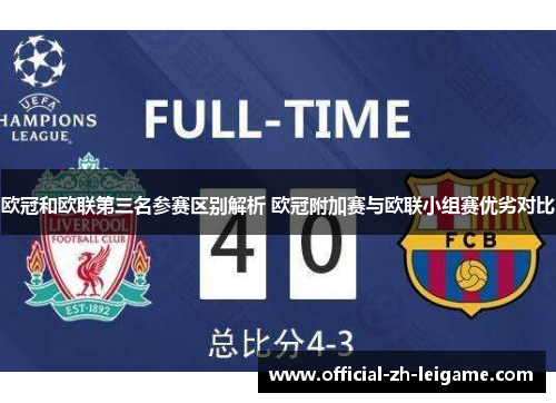 欧冠和欧联第三名参赛区别解析 欧冠附加赛与欧联小组赛优劣对比